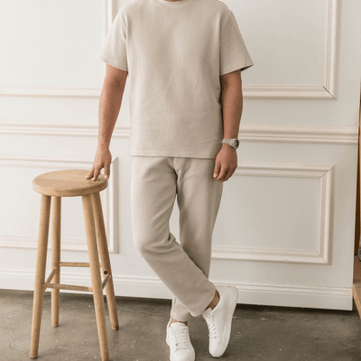 T-shirt plissé – Texture moderne & coupe parfaite