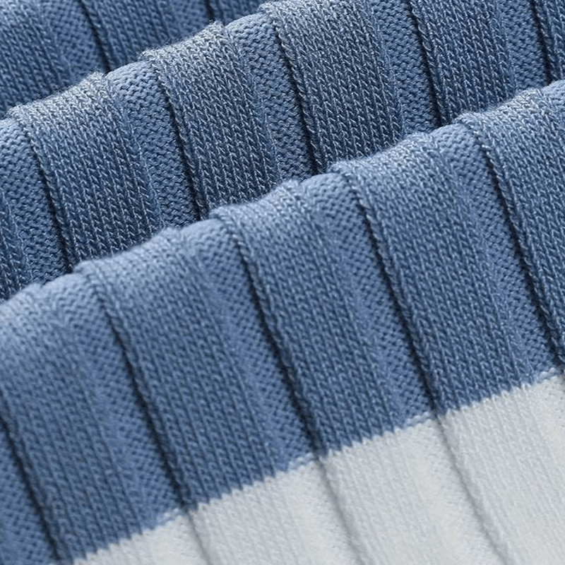 Polo élégant homme à rayures blanches – Slim fit & confortable