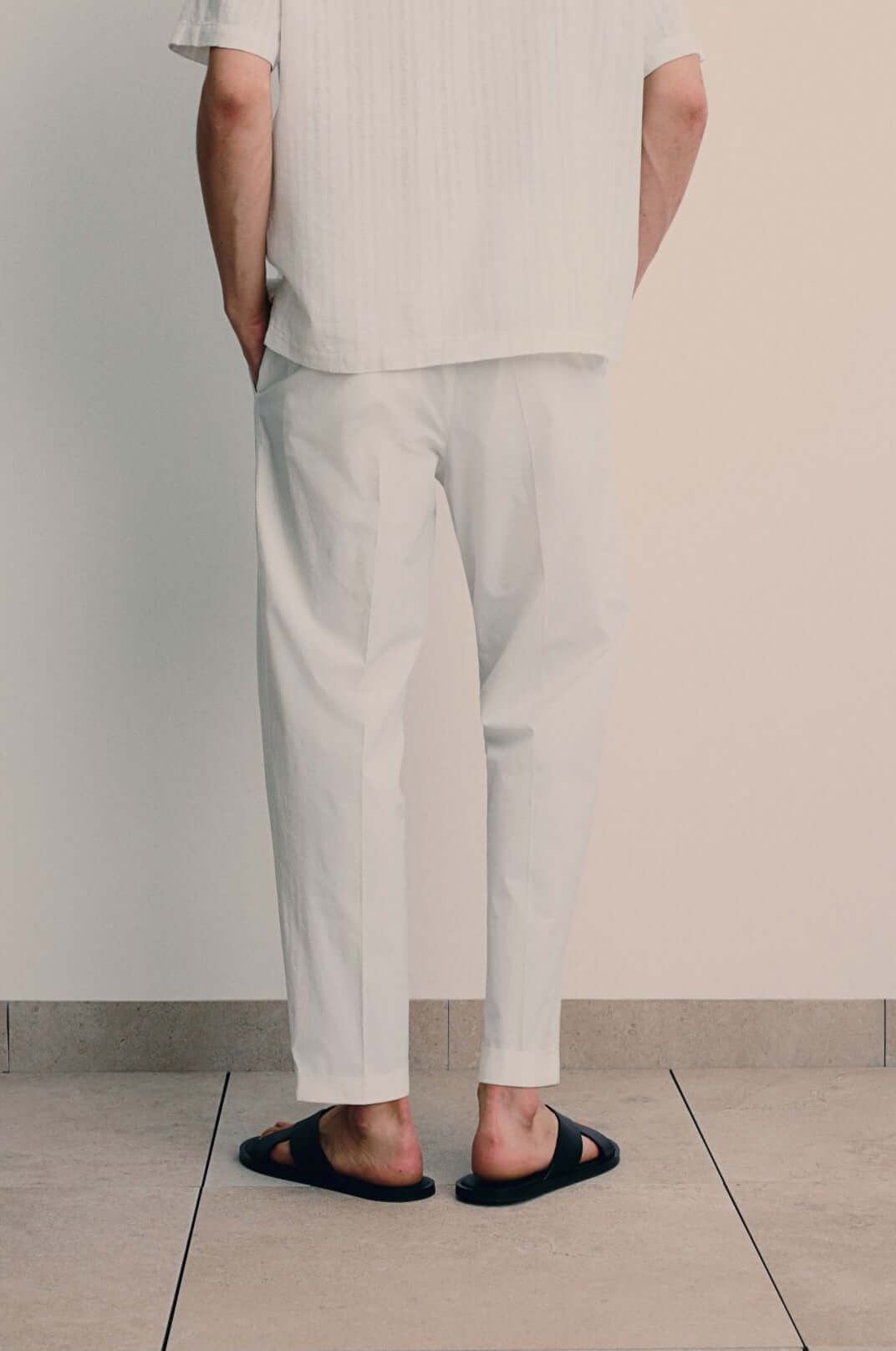 Pantalon coton regular fit – Élégant & intemporel