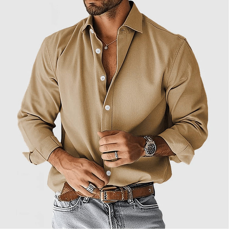 Chemise en Coton Homme - Style Intemporel et Polyvalent