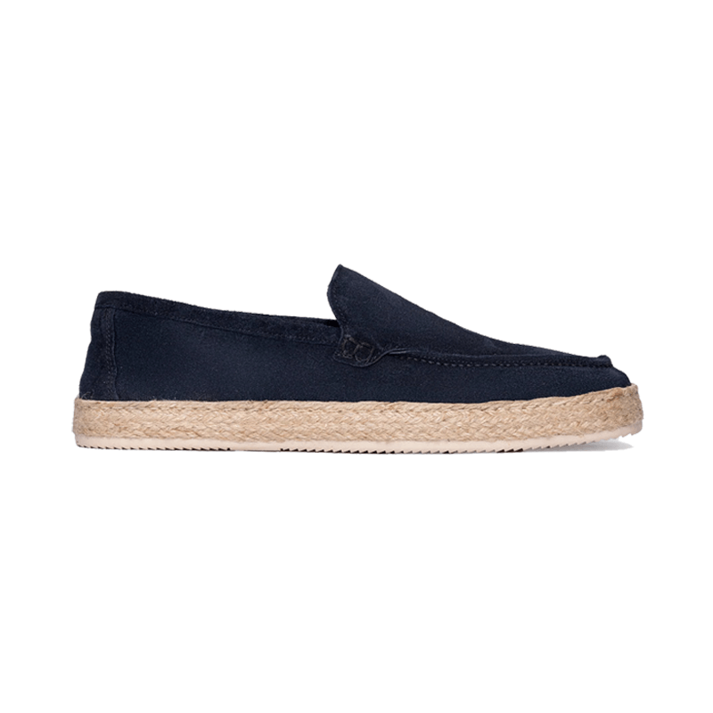 Espadrilles en Daim Bleu Azur
