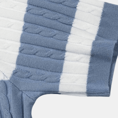 Polo élégant homme à rayures blanches – Slim fit & confortable