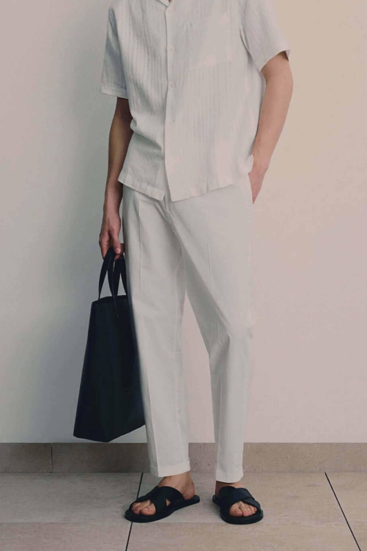 Pantalon coton regular fit – Élégant & intemporel