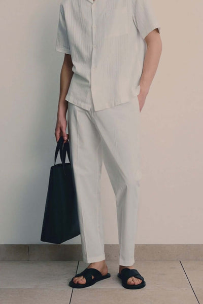 Pantalon coton regular fit – Élégant & intemporel