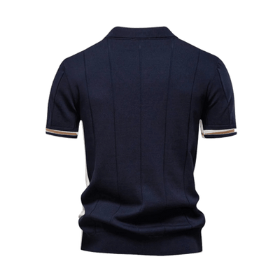 Polo Homme à Col Zippé Élégant