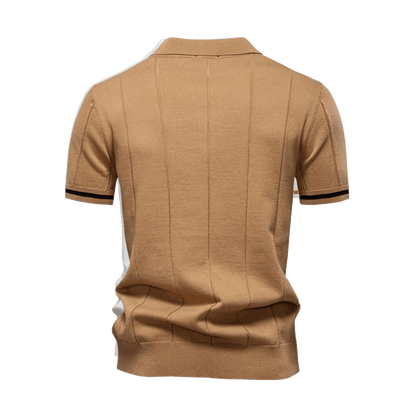 Polo Homme à Col Zippé Élégant