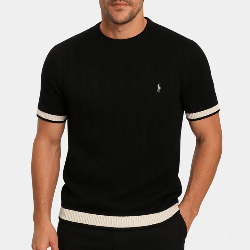 T-shirt Premium au Tissu Texturé – Élégance et Durabilité