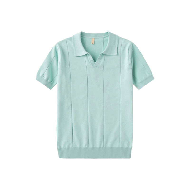 Polo Linéaire Classique pour Hommes - Allure Old Money & Confort
