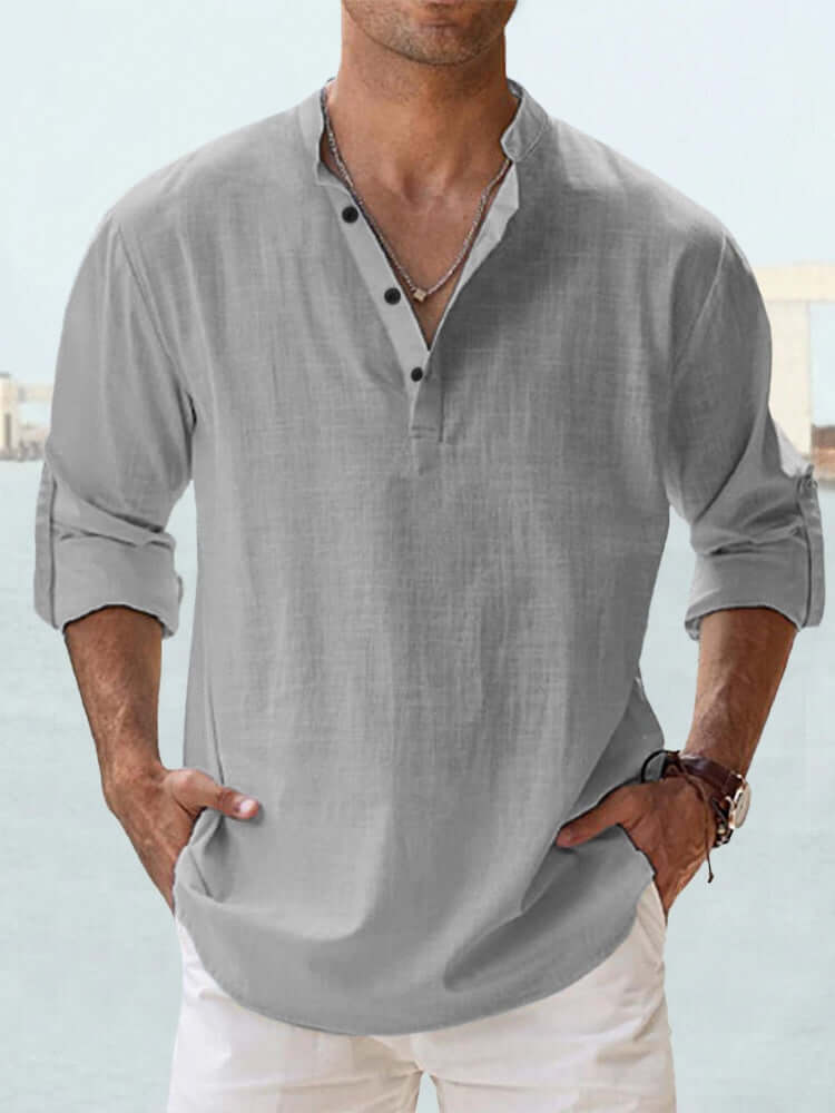 Chemise en Lin Respirante - Confort Élégant