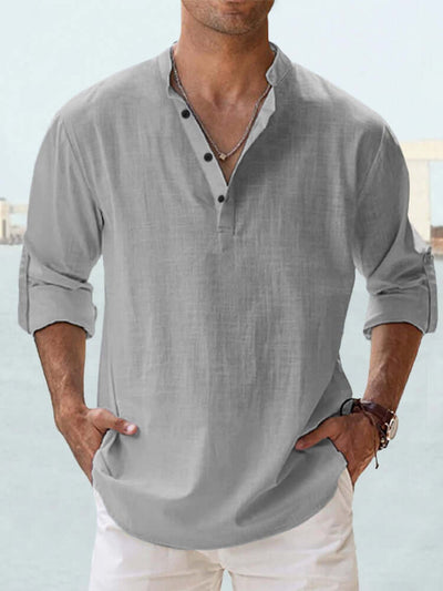 Chemise en Lin Respirante - Confort Élégant