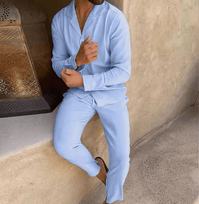 Set Lin Homme – Léger et Frais pour l'Été, Conçu pour Votre Confort