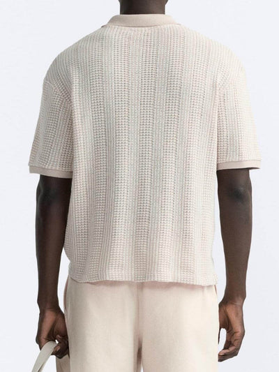Poloshirt à demi-zipper Old Money - Style structuré & unique