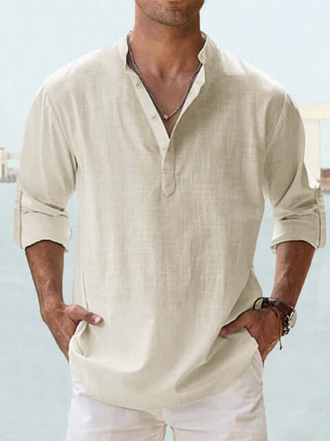 Chemise en Lin Respirante - Confort Élégant