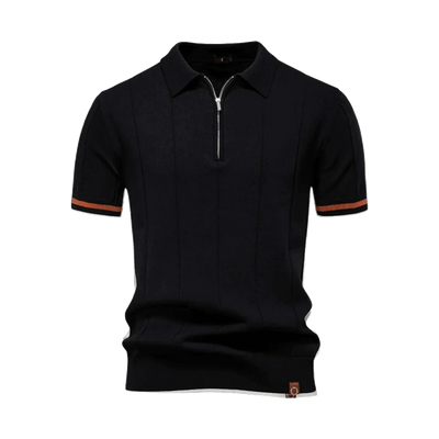 Polo Homme à Col Zippé Élégant