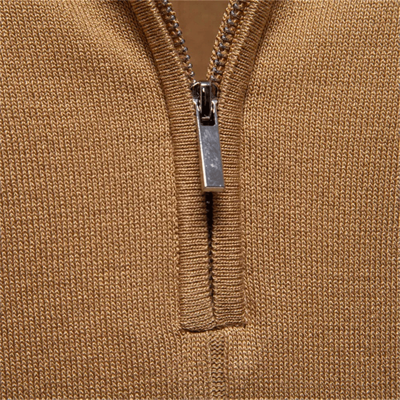 Polo Homme à Col Zippé Élégant