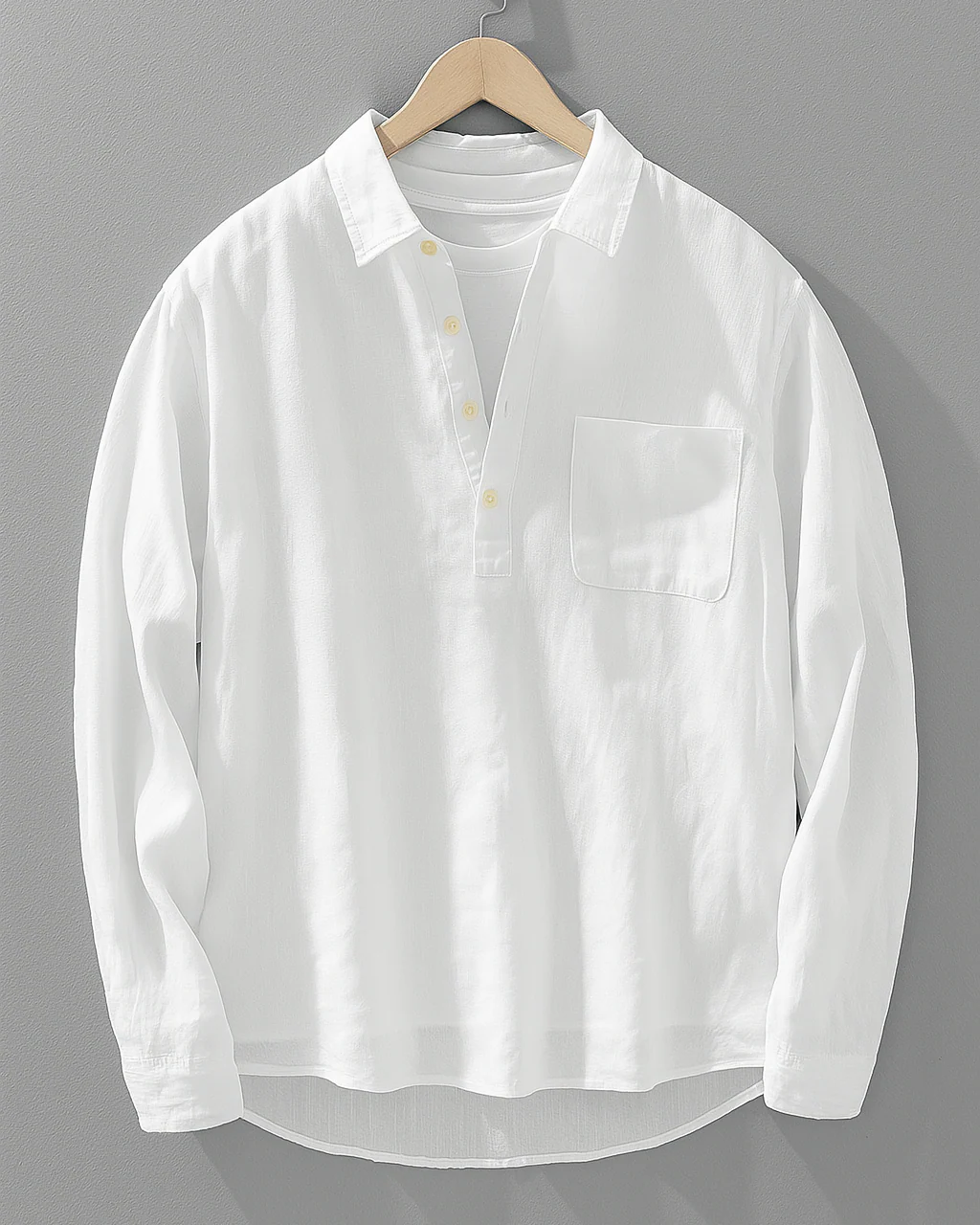 Chemise Homme en Lin Naturel