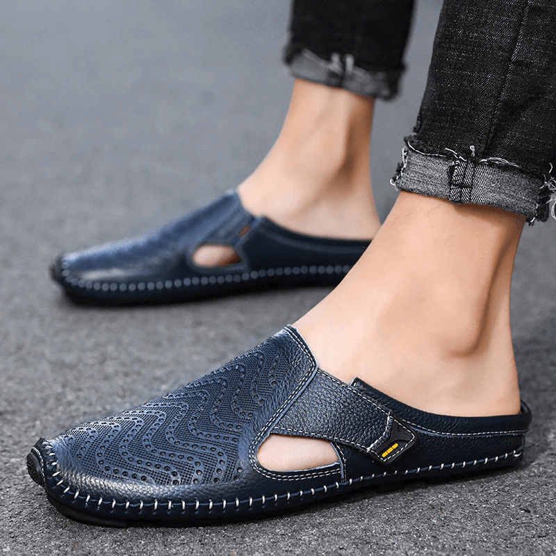 Sandales en cuir respirantes – Confort et élégance pour l'été