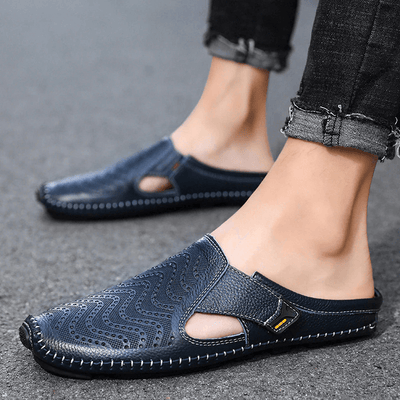 Sandales en cuir respirantes – Confort et élégance pour l'été