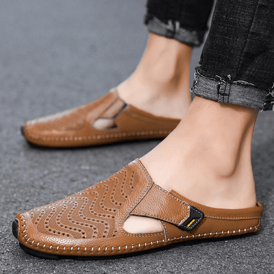 Sandales en cuir respirantes – Confort et élégance pour l'été