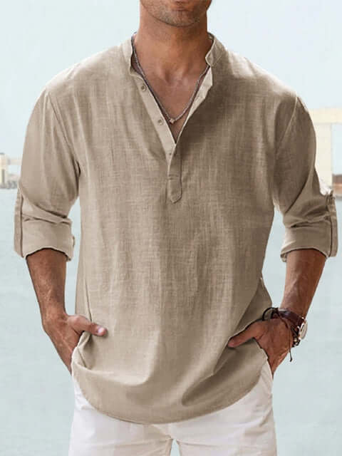 Chemise en Lin Respirante - Confort Élégant