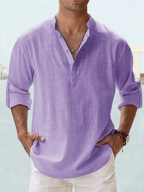 Chemise en Lin Respirante - Confort Élégant